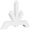 Ekena Millwork Vanguard Architectural Grade PVC Gable Bracket, 60"W x 40"H x 4"D x 6"F, 16/12 Pitch GBP060X40X0406VAN00 - alternate 1